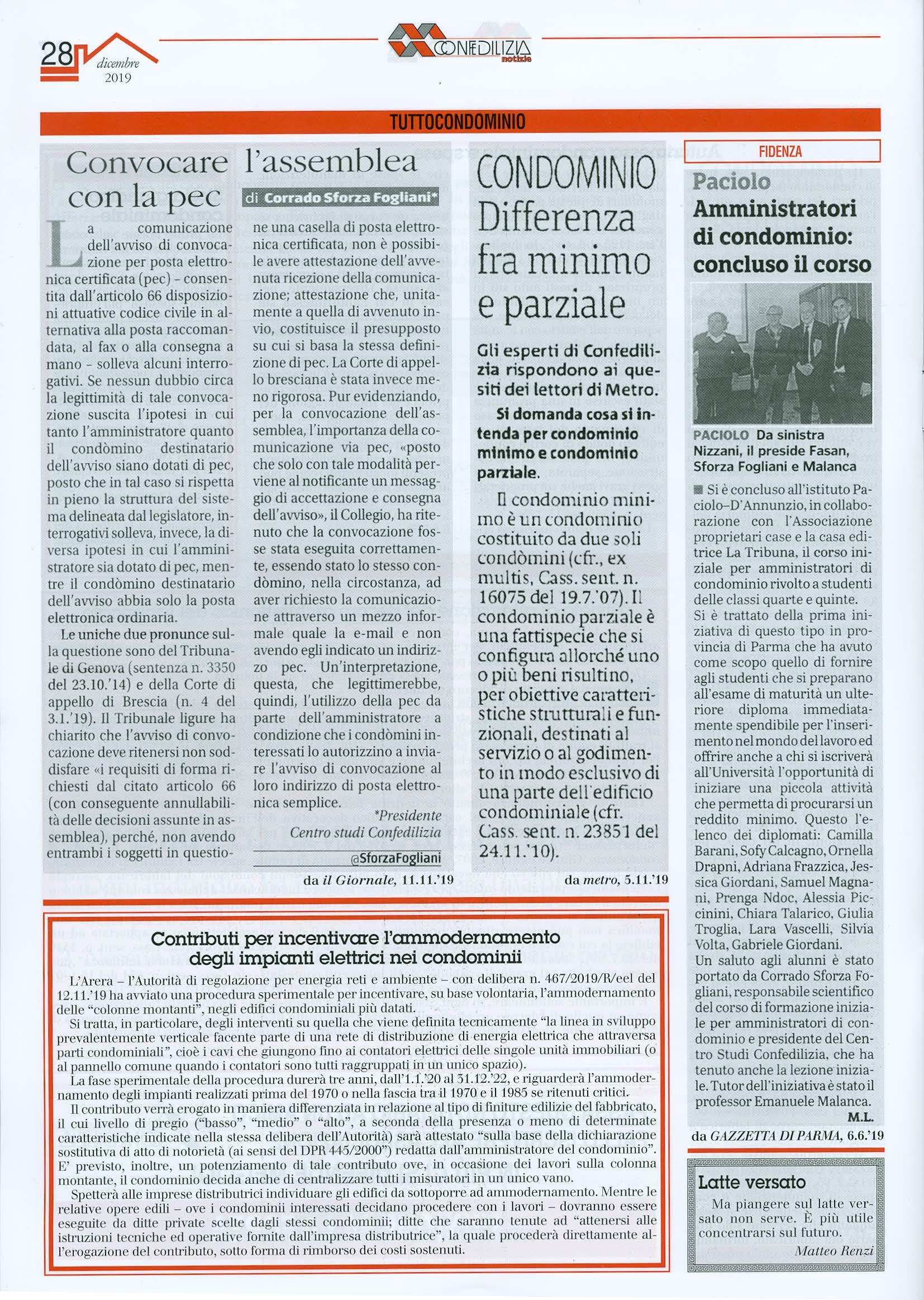 Corso amministratori di condominio