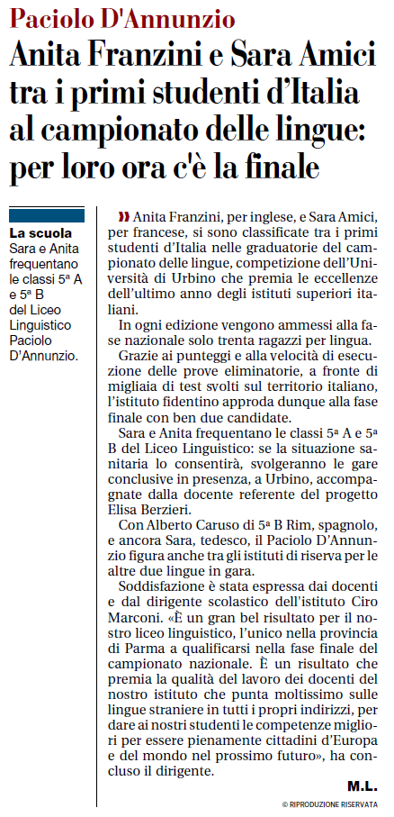 Paciolo DAnnunzio 26 febbraio 2022