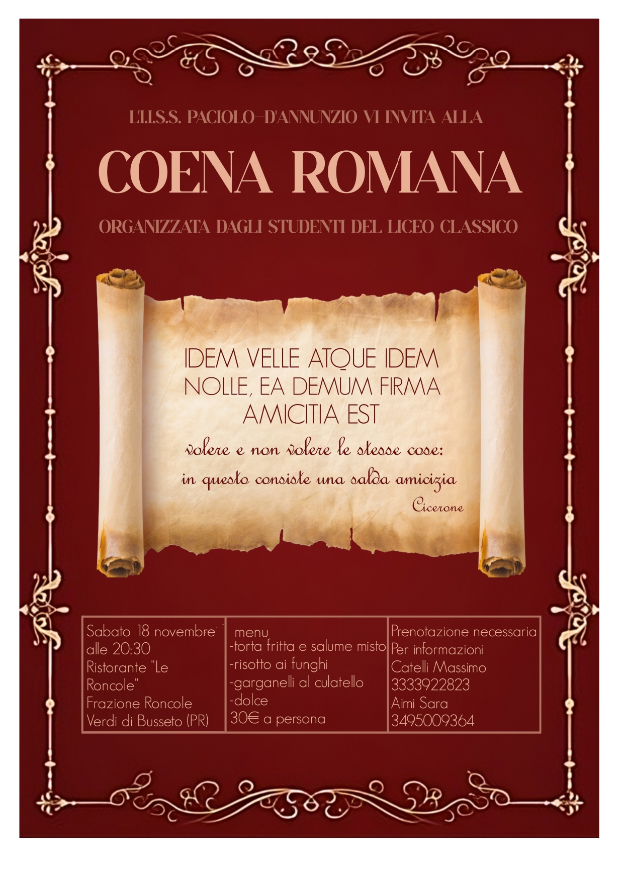locandina Coena romana 18.11.23 page 0001